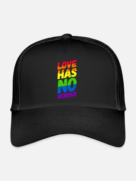 Homosexuality LGBT CSD Gay Pride - Trucker Cap - black/black - Front