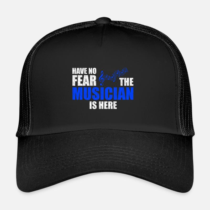 Musiker - Trucker Cap - Schwarz/Schwarz