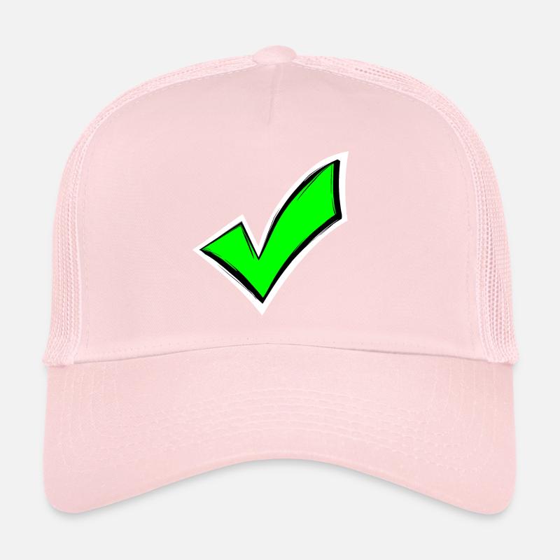 Häkchen hacken Farbig gesehen Trucker Cap