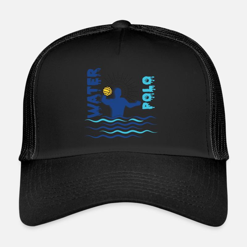 Water polo water polo - Trucker Cap - black/black