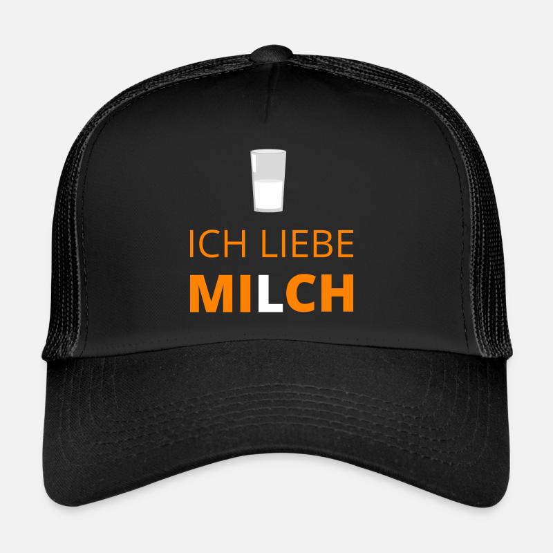 J’aime le lait Casquette trucker 