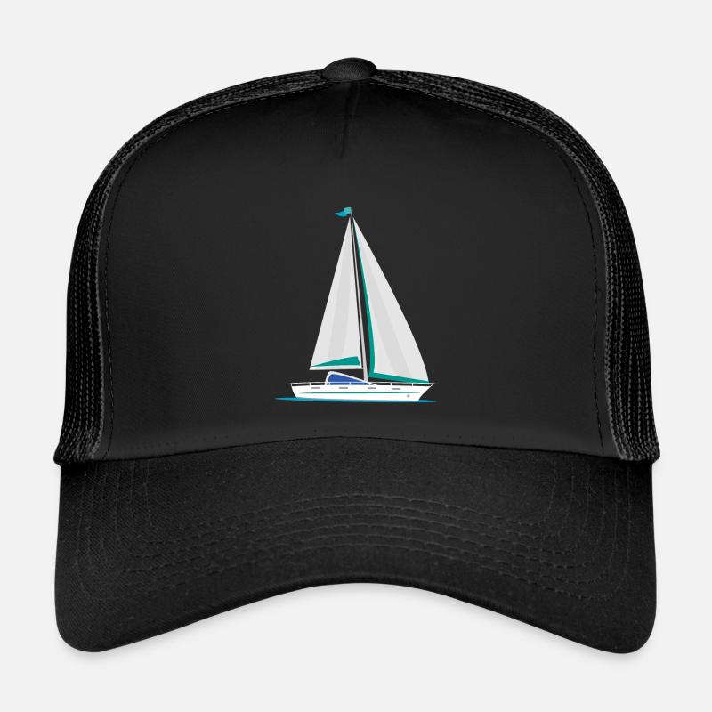 Voile - Casquette trucker  - noir/noir