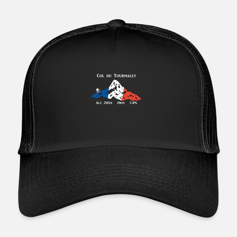 Tourmalet - Casquette trucker  - noir/noir