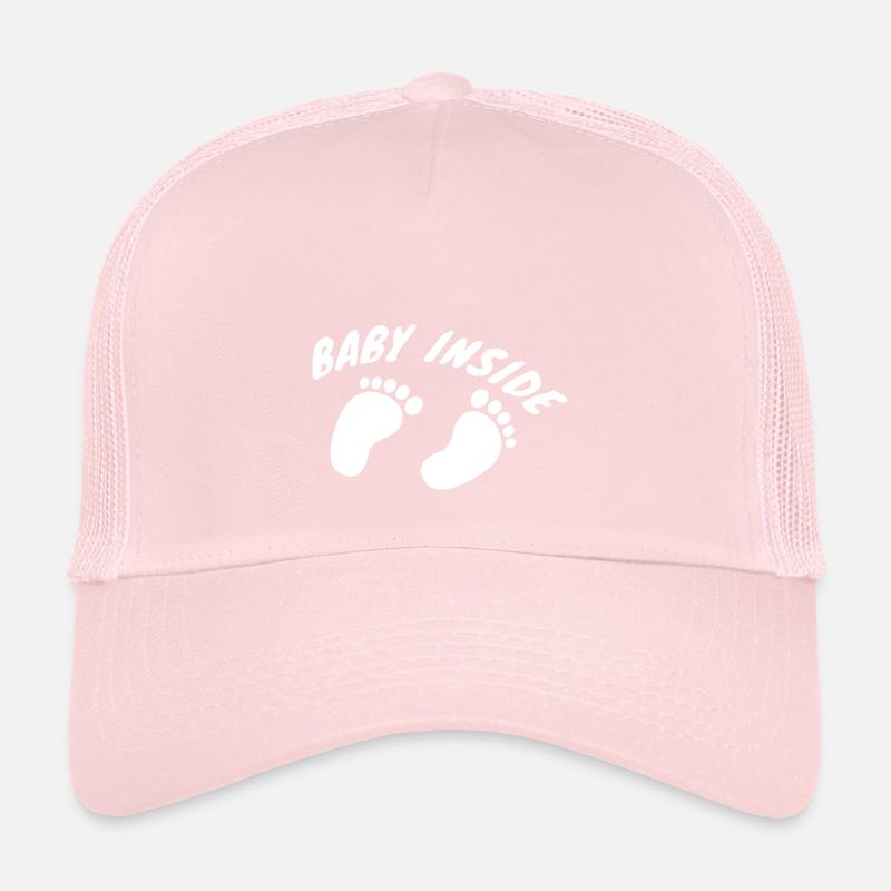 bébé à l'intérieur enceinte Casquette trucker 
