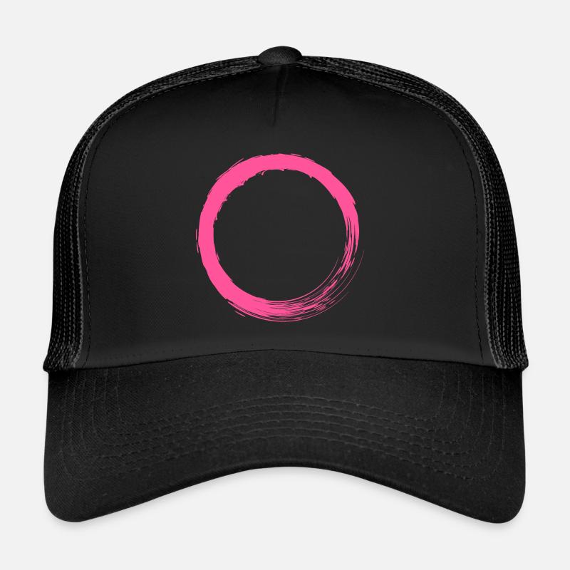 Rosa Kreis Kreisform anpassbar Trucker Cap