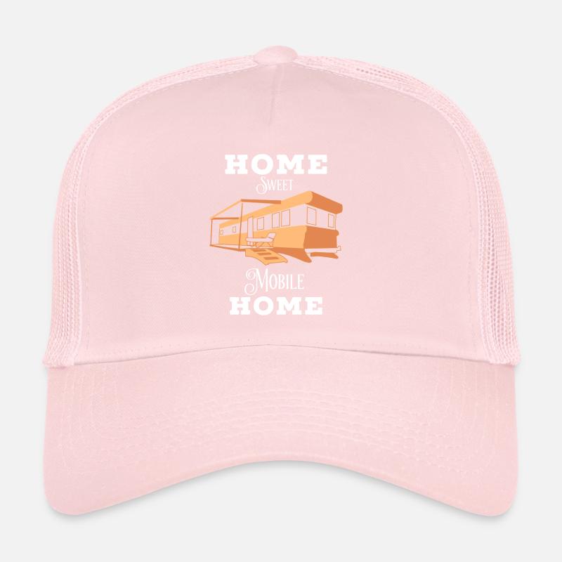 Mobile Home Camping Camping Holiday Saying Gift Trucker Cap