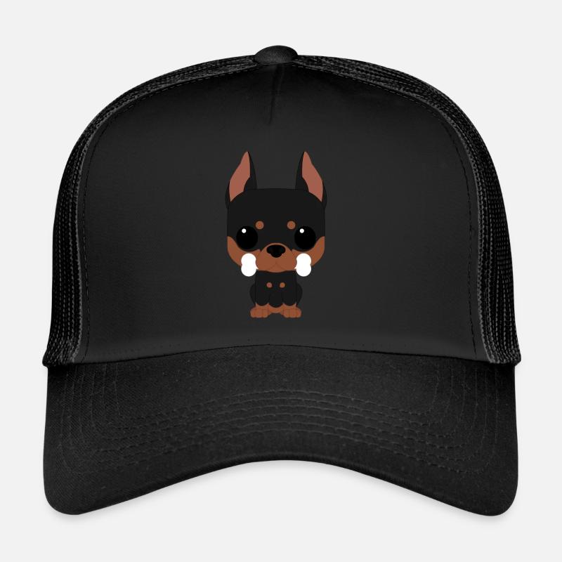 Doberman doux funko Casquette trucker 