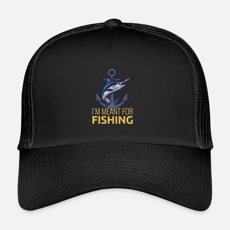 Je suis destiné à la pêche Casquette trucker 