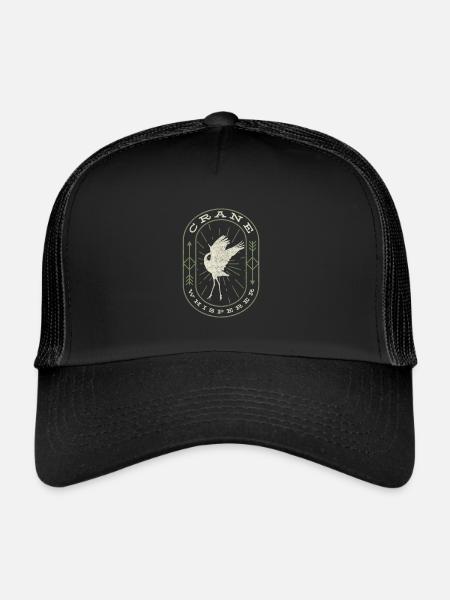 Crane Whisperer - Casquette trucker  - noir/noir - Devant