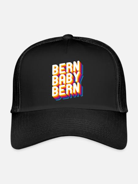 Bern Baby Bern - Trucker Cap - black/black - Front