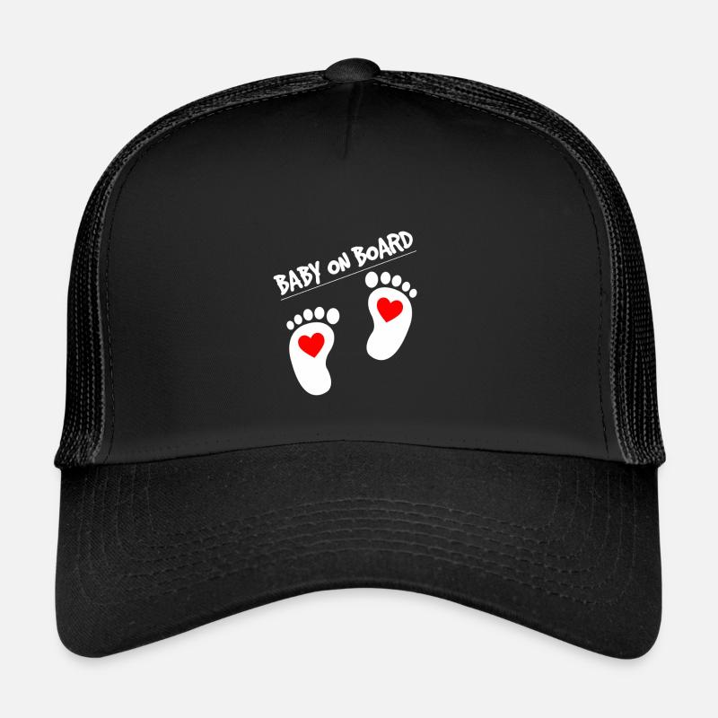 Ein Baby an Board Trucker Cap