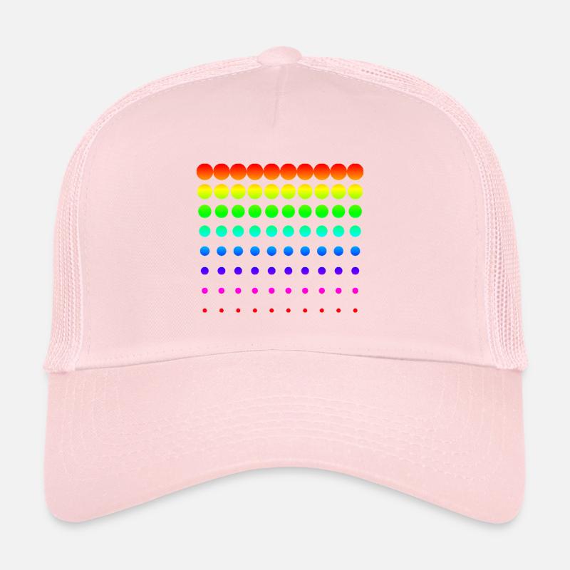 Points colorés Casquette trucker 