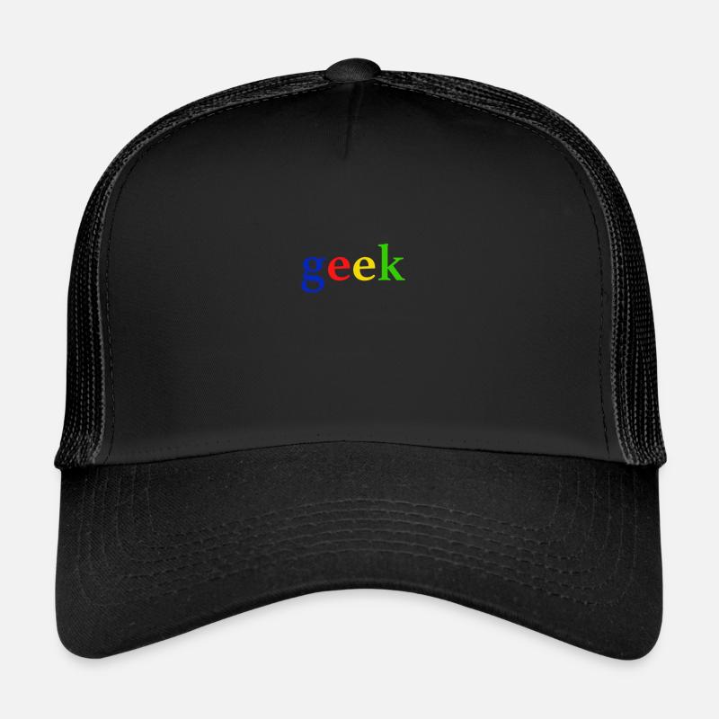 geek - Trucker Cap - black/black