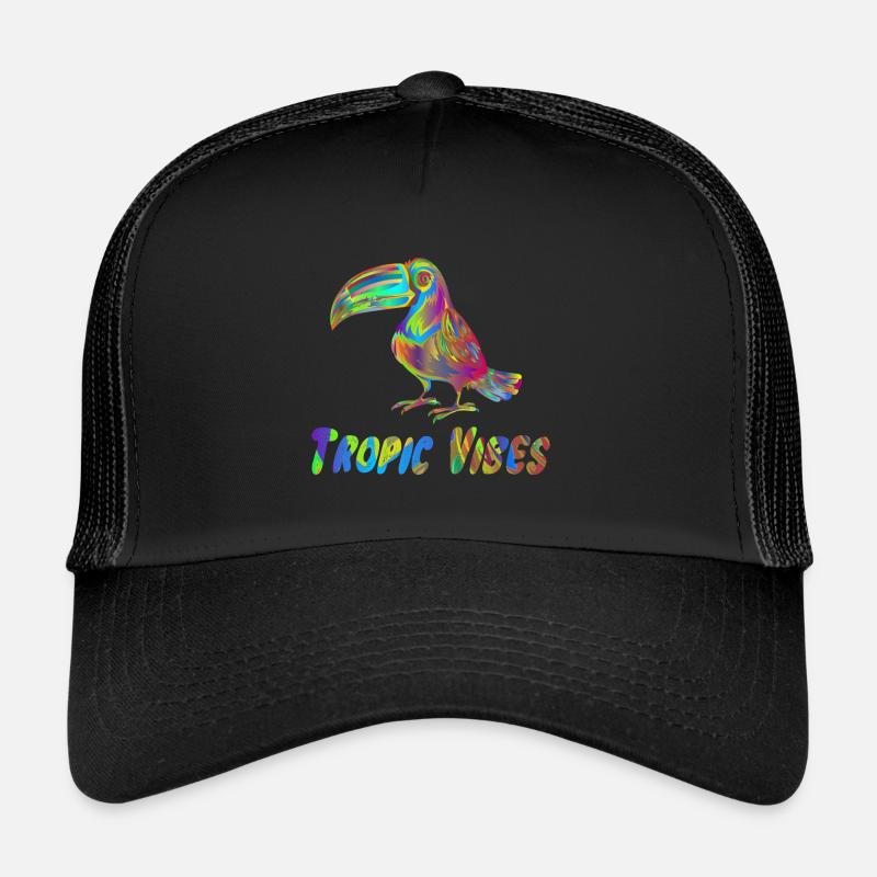 Tropic Vibes | tropisch Karibik Urlaub Tukan Vogel Trucker Cap