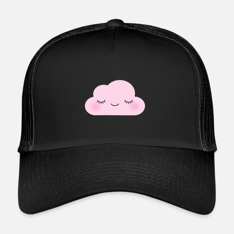 Pink Cloud - Trucker Cap - black/black