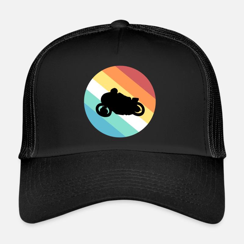 Motorrad - Trucker Cap - Schwarz/Schwarz