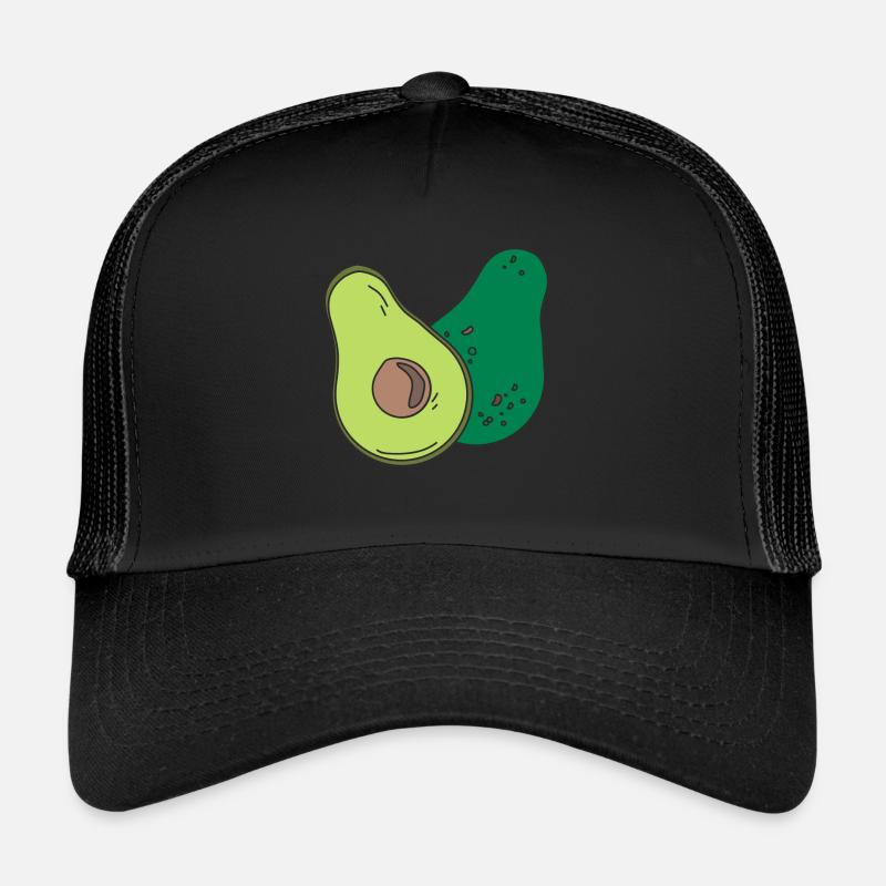 Avocado - Trucker Cap - Schwarz/Schwarz