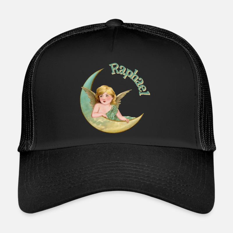 raphael 1 vinatge - Trucker Cap - Schwarz/Schwarz