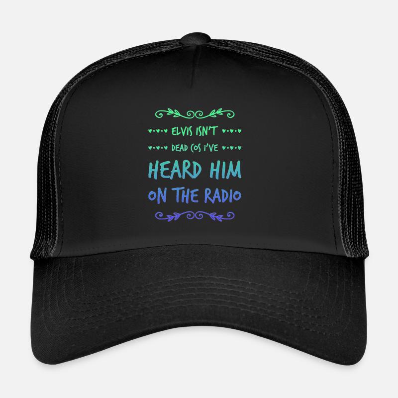 The King Is Not Dead - Trucker Cap - black/black