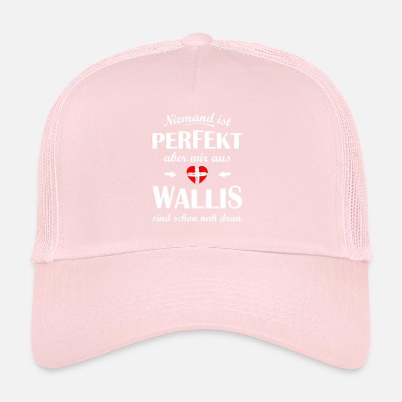 Kanton Wallis Schweiz Trucker Cap