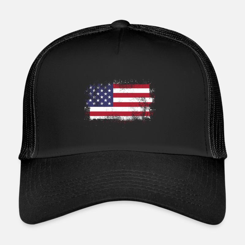 american flag Casquette trucker 