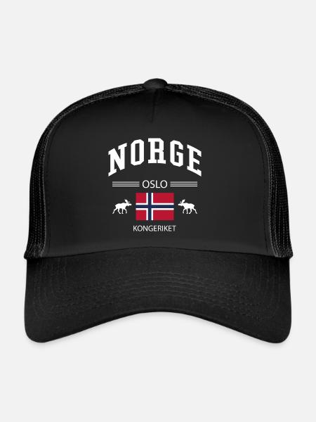 Norway - Trucker Cap - black/black - Front