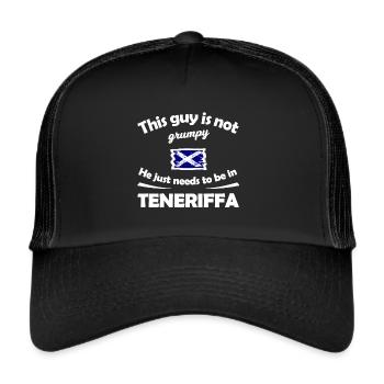 Vacances à Tenerife - Casquette trucker  - noir/noir - Devant