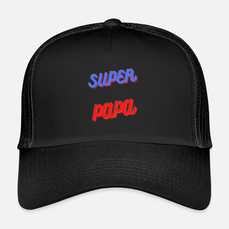 SUPER PAPA Cadeau Casquette trucker 