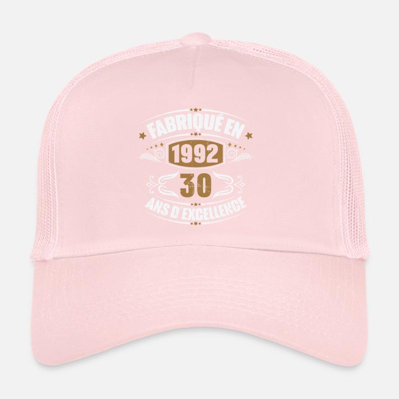 Fabriqué en 1992, 30 ans d'excellence Casquette trucker 