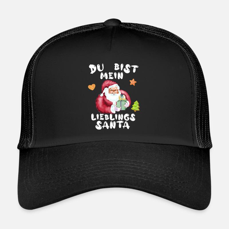 Du bist mein Lieblings Santa Trucker Cap