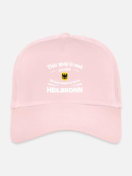 Les habitants de Heilbronn - Casquette trucker  - rose pâle - Devant