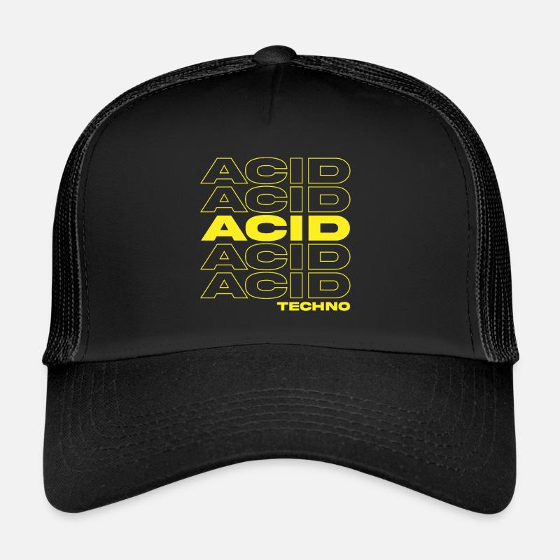 Acid Techno | Nous aimons l’acid techno Casquette trucker 