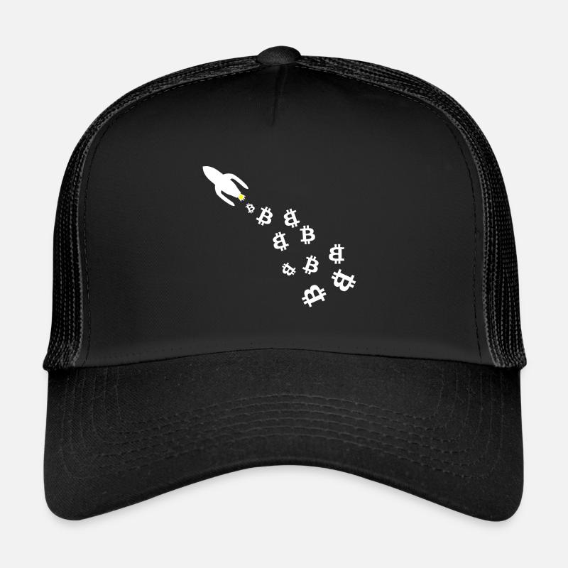 Die Bitcoin Milchstrasse - Trucker Cap - Schwarz/Schwarz