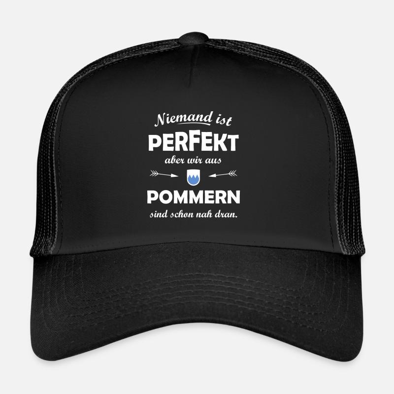 Die Provinz Pommern - Trucker Cap - Schwarz/Schwarz