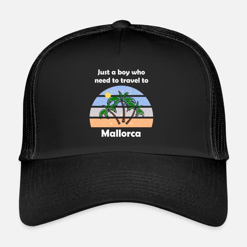 Le voyage à Majorque Casquette trucker 