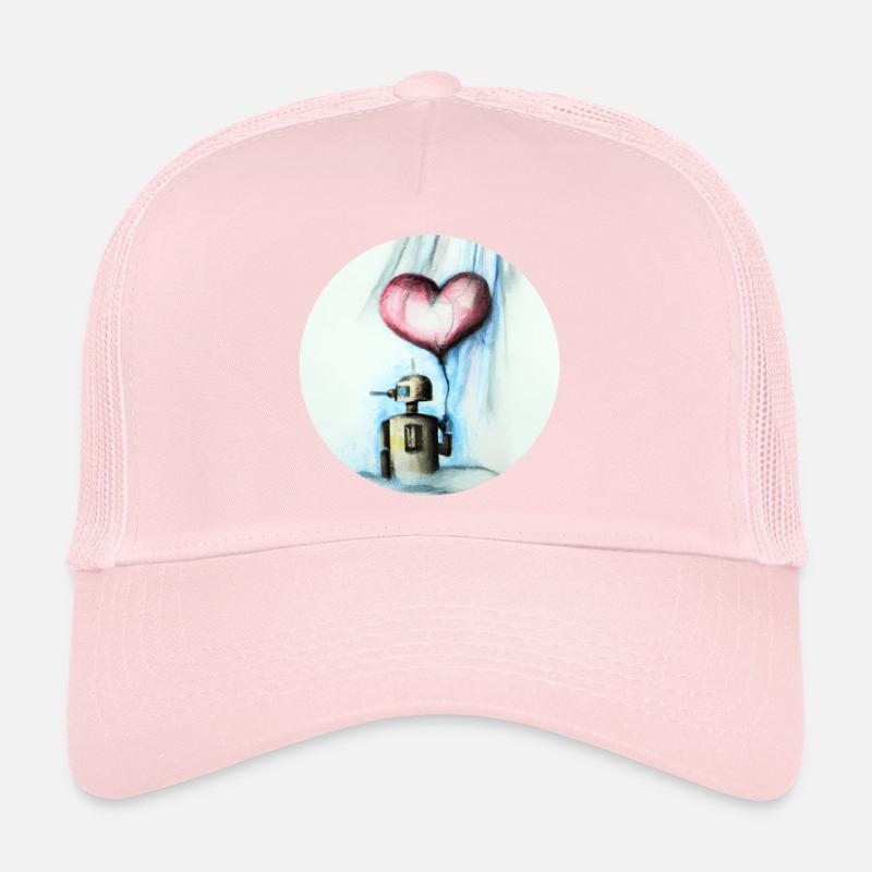 Robot avec ballon cardiaque Casquette trucker 