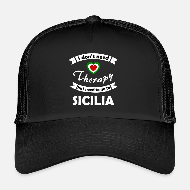 Chez soi en Sicile Casquette trucker 
