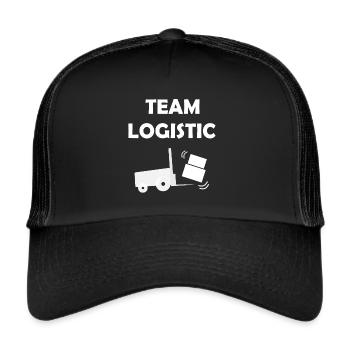 Transport und Lager - Trucker Cap - Schwarz/Schwarz - Vorne