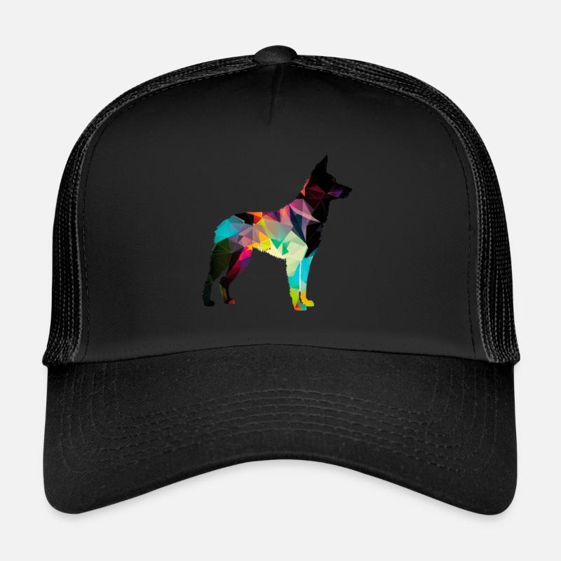Beau chien - chien coloré Casquette trucker 