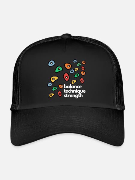 Bouldering - Trucker Cap - black/black