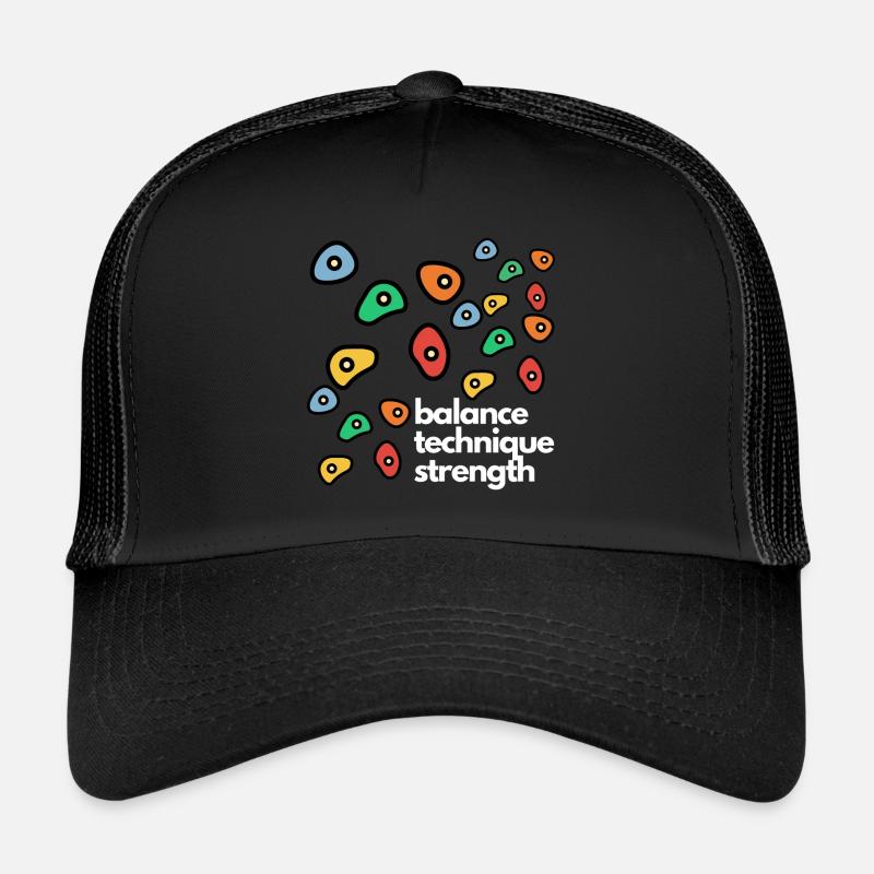 Bouldering - Trucker Cap - black/black