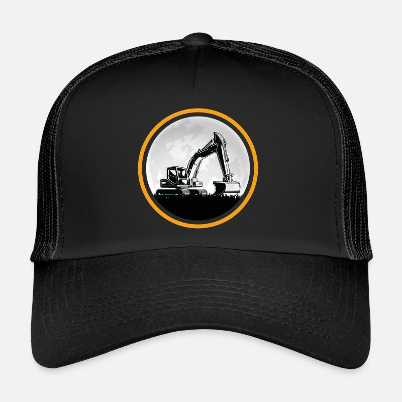 Bagger Baggerfahrer Baustelle Baggerschaufel Trucker Cap