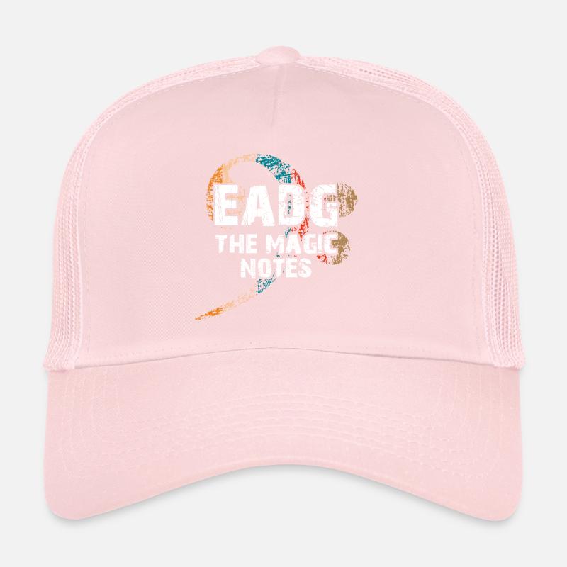 EADG les notes de basse magiques - design de basse cool Casquette trucker 