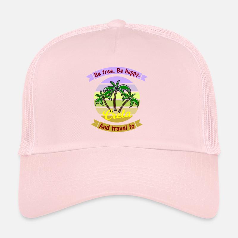Les vacances en Crète Casquette trucker 