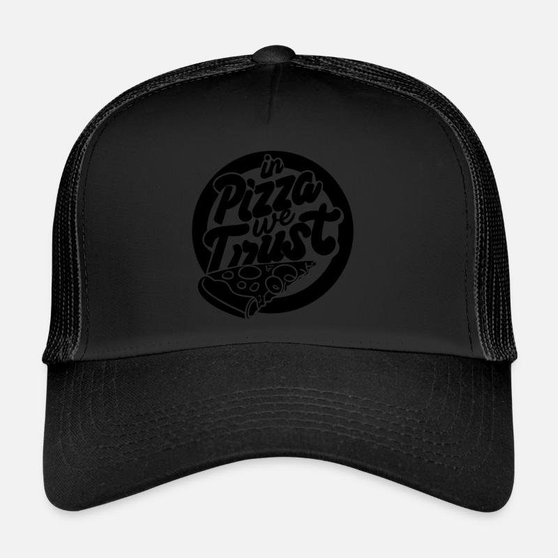 Dans Pizza We Trust Casquette trucker 