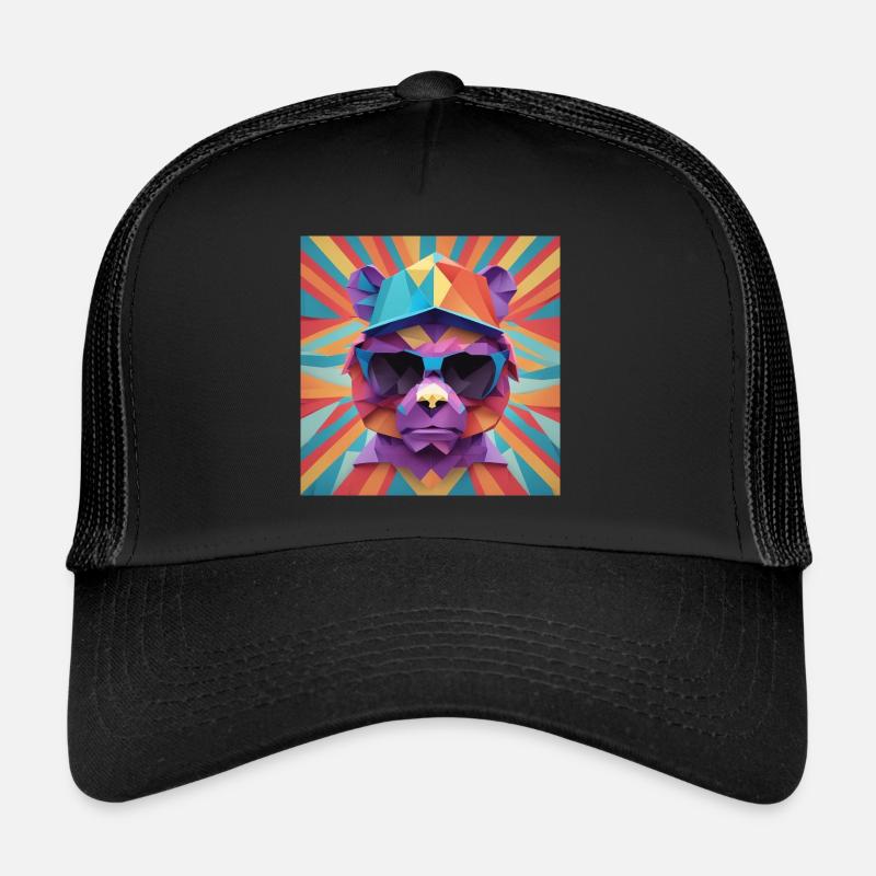 Origami coloré Teddy VI Casquette trucker 