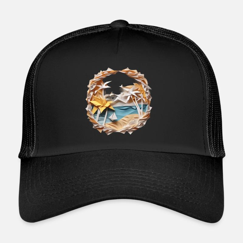 Origami Beach Trucker Cap