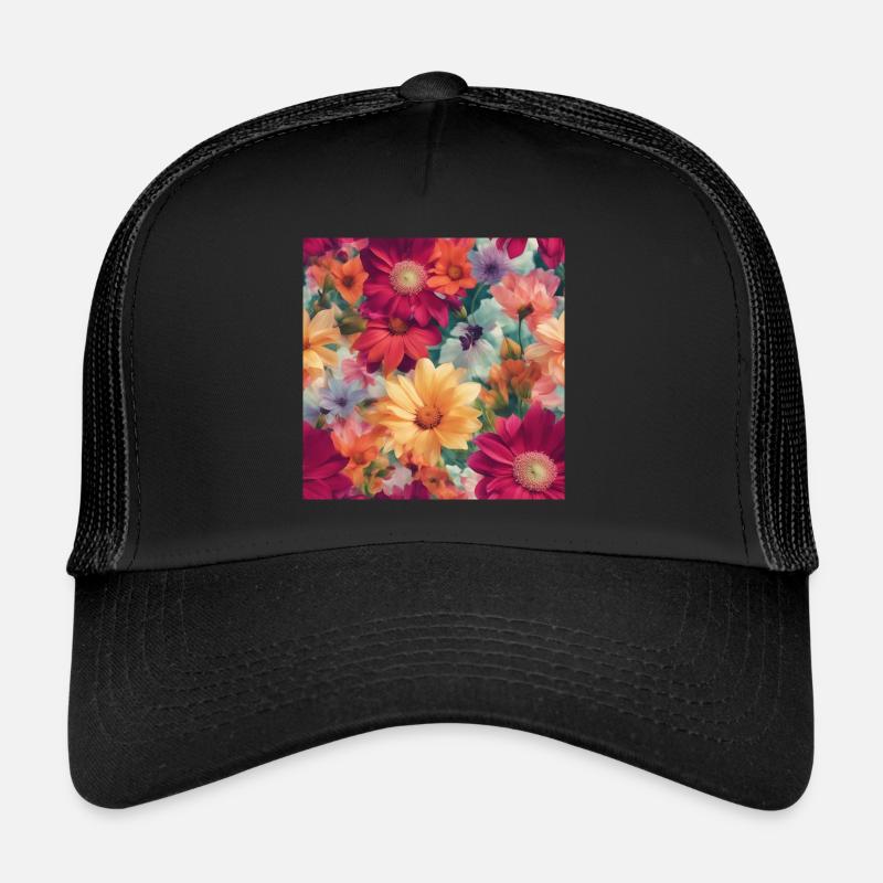 Mer de fleurs Casquette trucker 