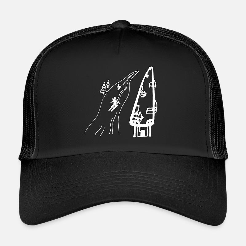 Ski slope Trucker Cap