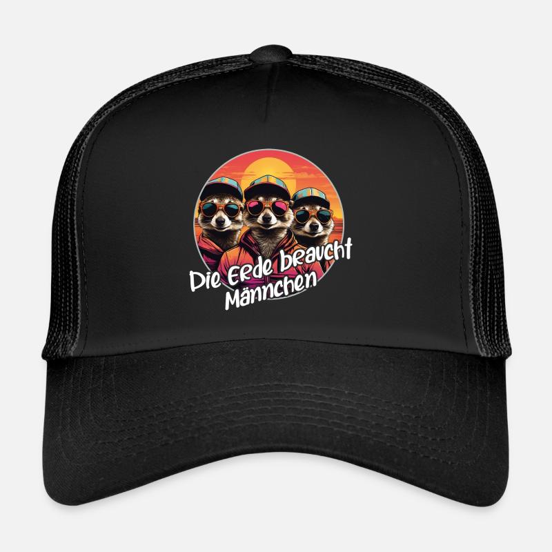 Cool Meerkat Drôle Suricate Dire Casquette trucker 